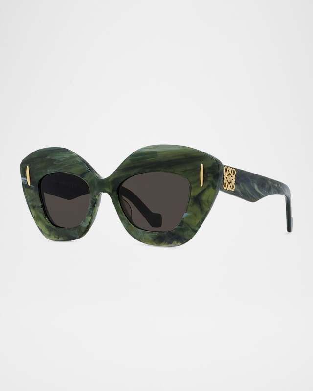 Anagram Acetate Butterfly Sunglasses